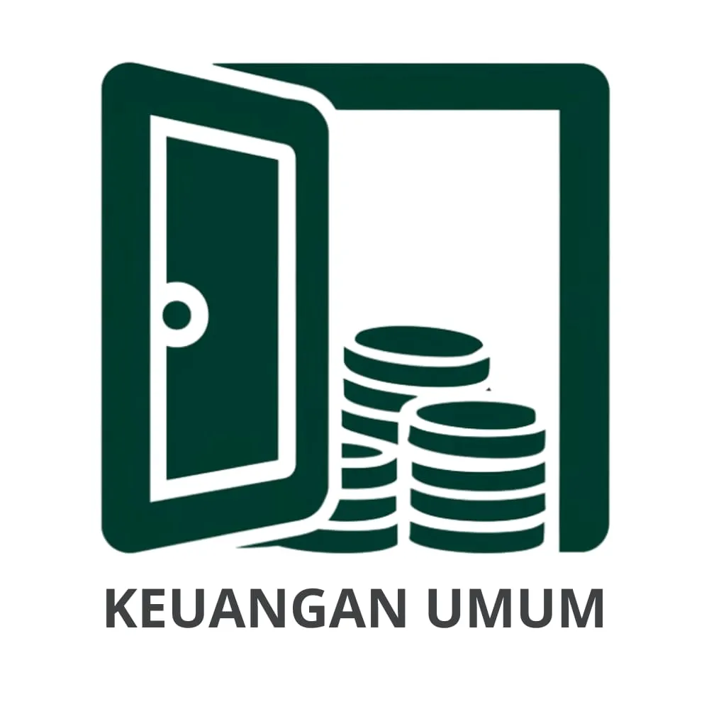 Tangkapan layar aplikasi Keuangan Umum untuk mengelola akuntansi dan keuangan